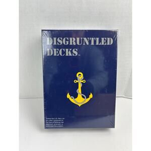 Disgruntled Decks US Navy party card game sealed 17+ 4–14 players 30–90 mins